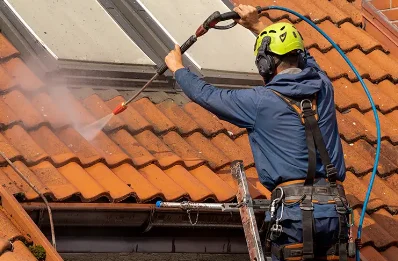 Démoussage et hydrofuge de toiture à Aubiet